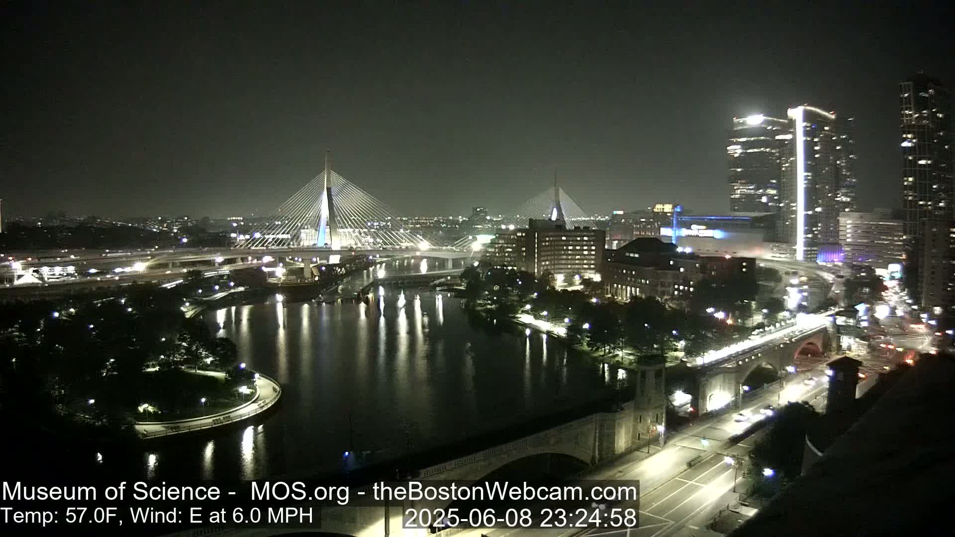  Green Line Subway & Bridge Live Cam - Cambridge, Boston, Massachusetts ,USA