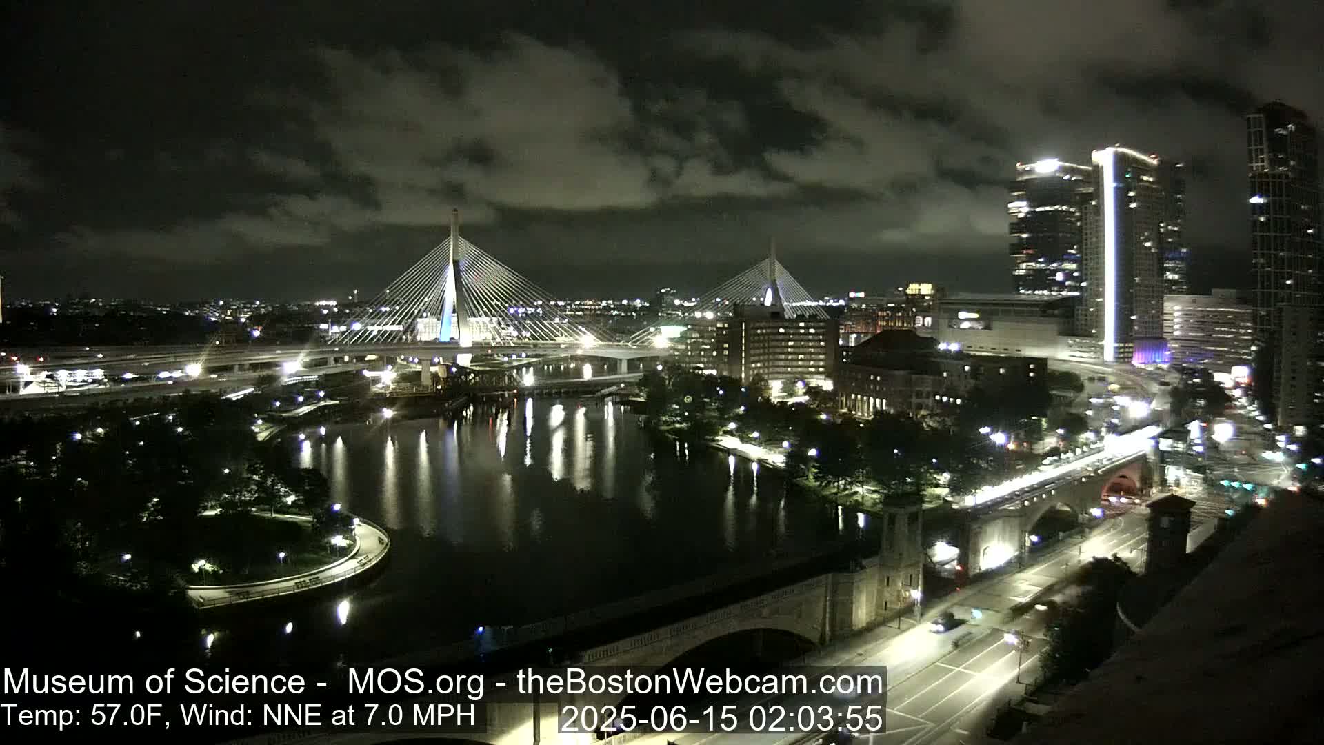  Green Line Subway & Bridge Live Cam - Cambridge, Boston, Massachusetts ,USA