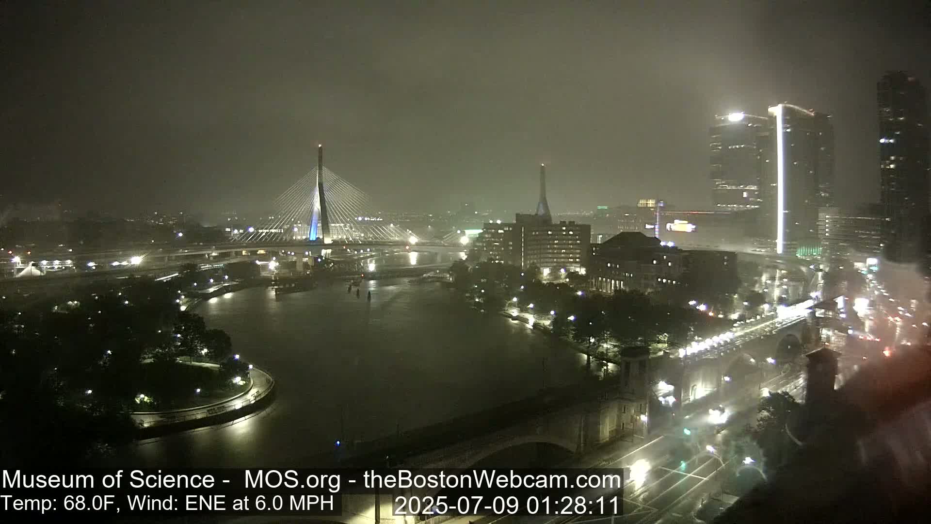  Green Line Subway & Bridge Live Cam - Cambridge, Boston, Massachusetts ,USA