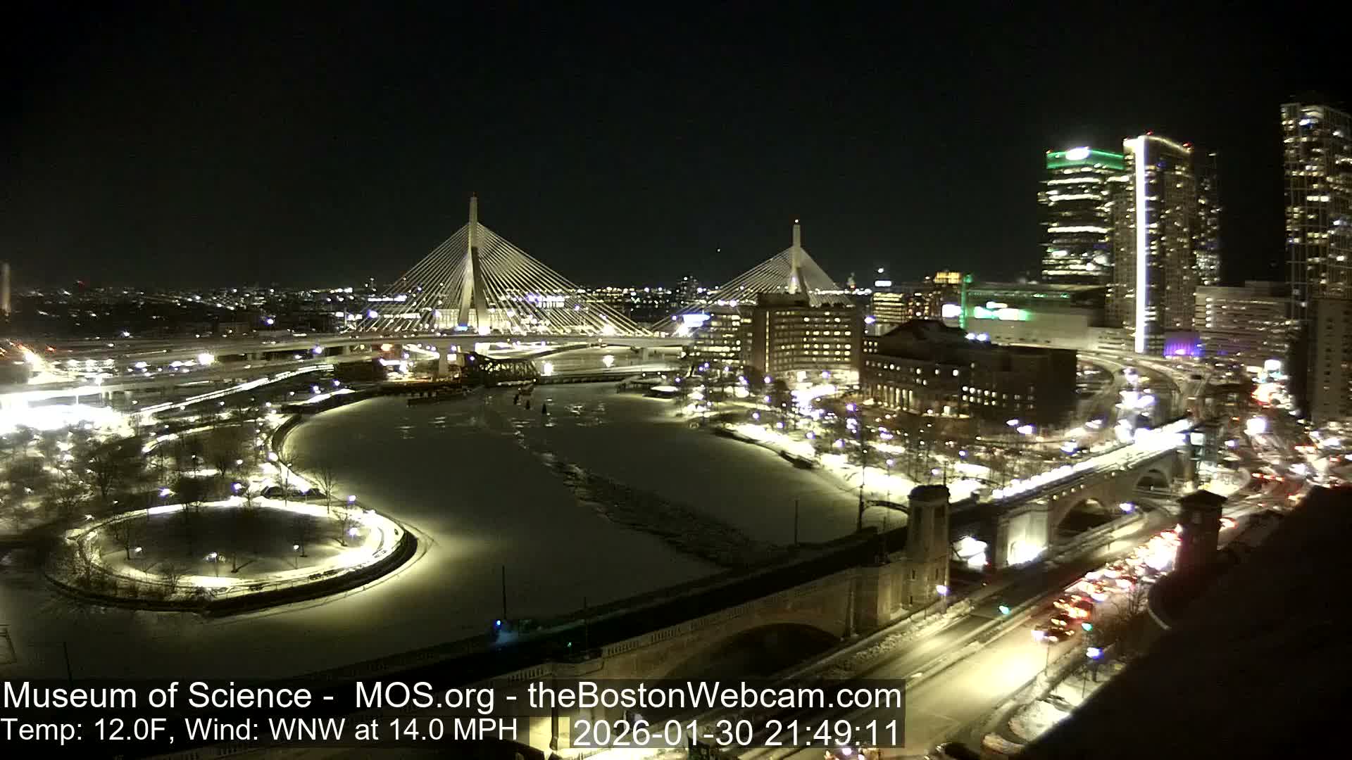  Green Line Subway & Bridge Live Cam - Cambridge, Boston, Massachusetts ,USA
