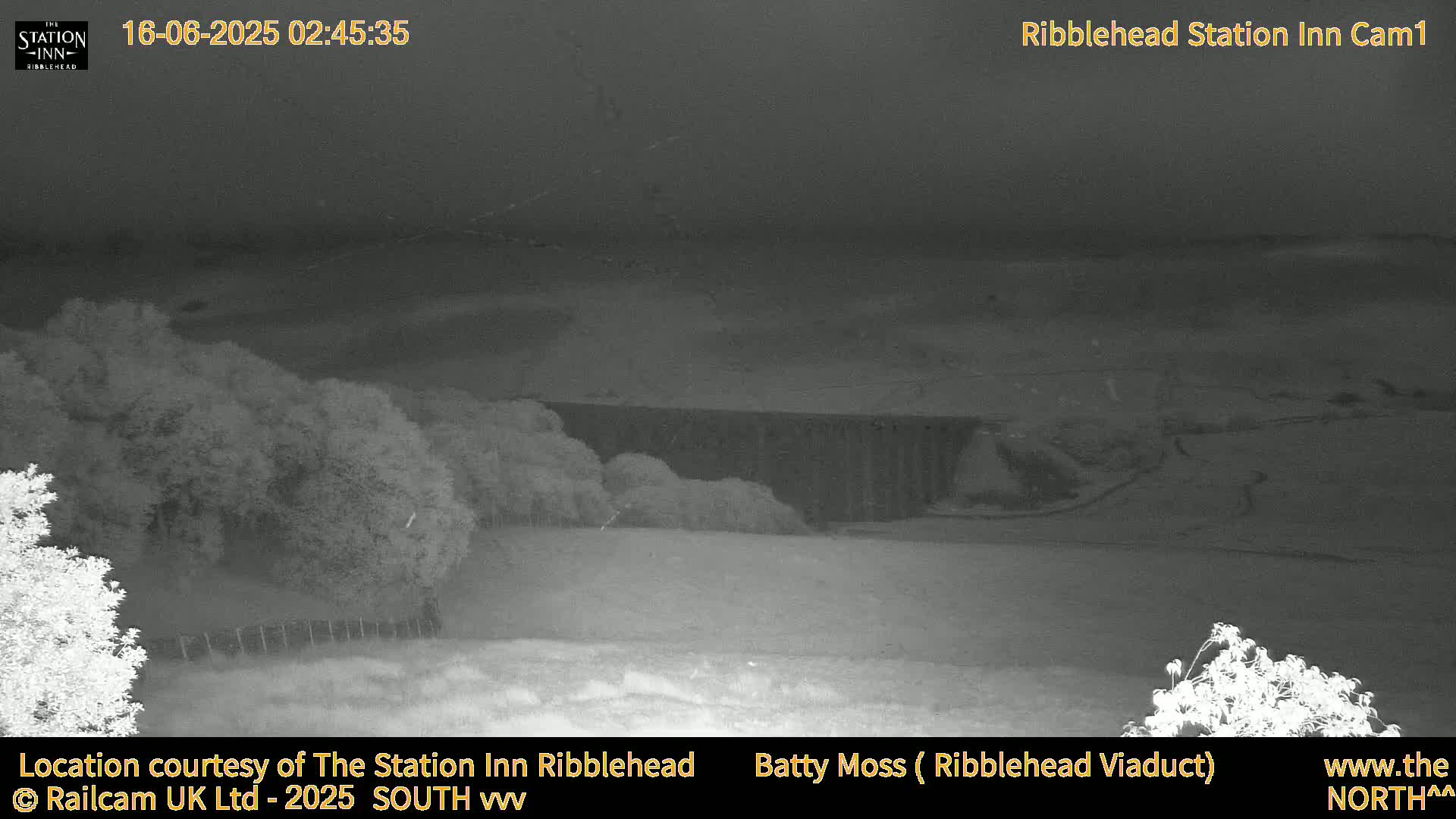 Carnforth, Ribblehead Viaduct in Ribble Valley-(Batty Moss) Railway Viaduct Live Cam- North Yorkshire, Yorkshire and the Humber, England, United Kingdom