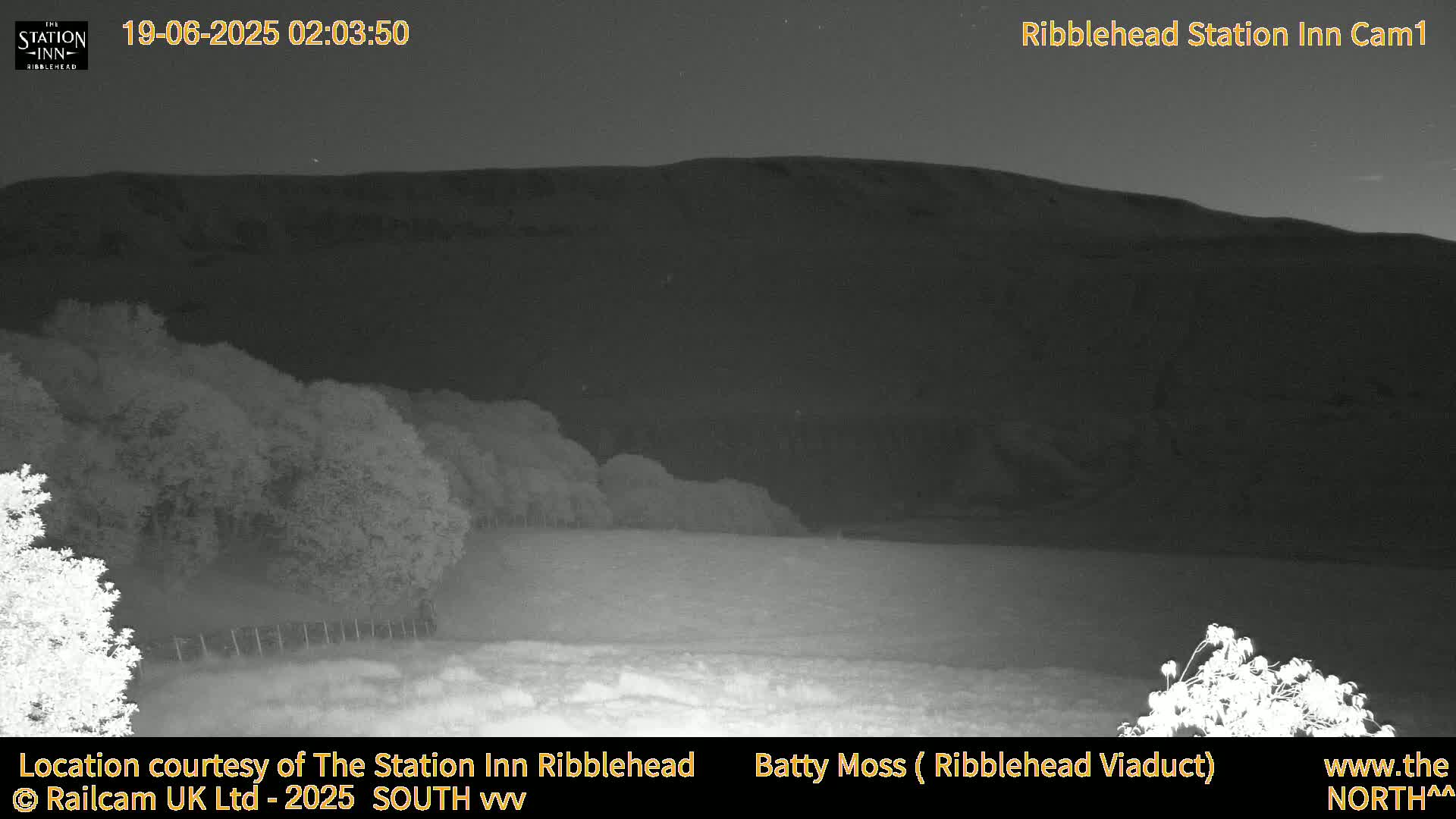Carnforth, Ribblehead Viaduct in Ribble Valley-(Batty Moss) Railway Viaduct Live Cam- North Yorkshire, Yorkshire and the Humber, England, United Kingdom