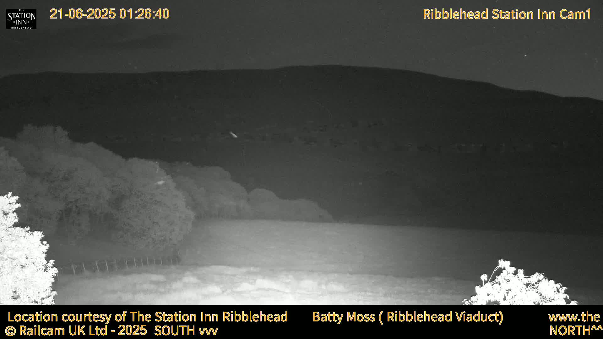 Carnforth, Ribblehead Viaduct in Ribble Valley-(Batty Moss) Railway Viaduct Live Cam- North Yorkshire, Yorkshire and the Humber, England, United Kingdom