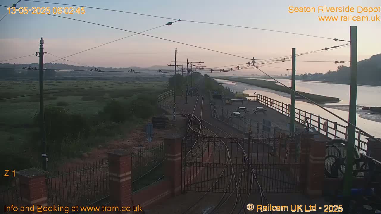 Seaton Tramway, Riverside Depot Live Cam - Seaton, East Devon, Devon, South West, England, United Kingdom