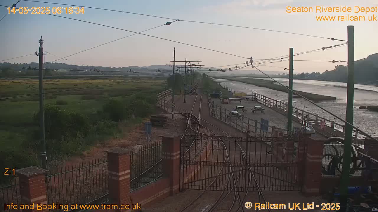 Seaton Tramway, Riverside Depot Live Cam - Seaton, East Devon, Devon, South West, England, United Kingdom