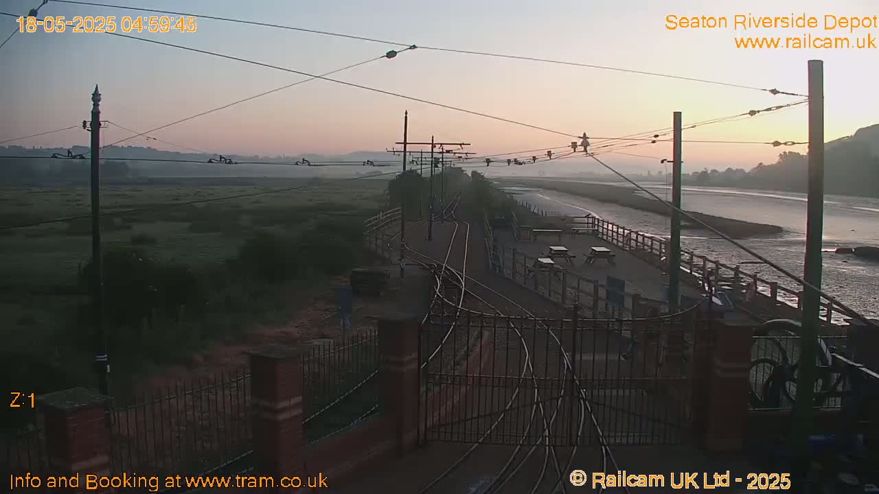Seaton Tramway, Riverside Depot Live Cam - Seaton, East Devon, Devon, South West, England, United Kingdom
