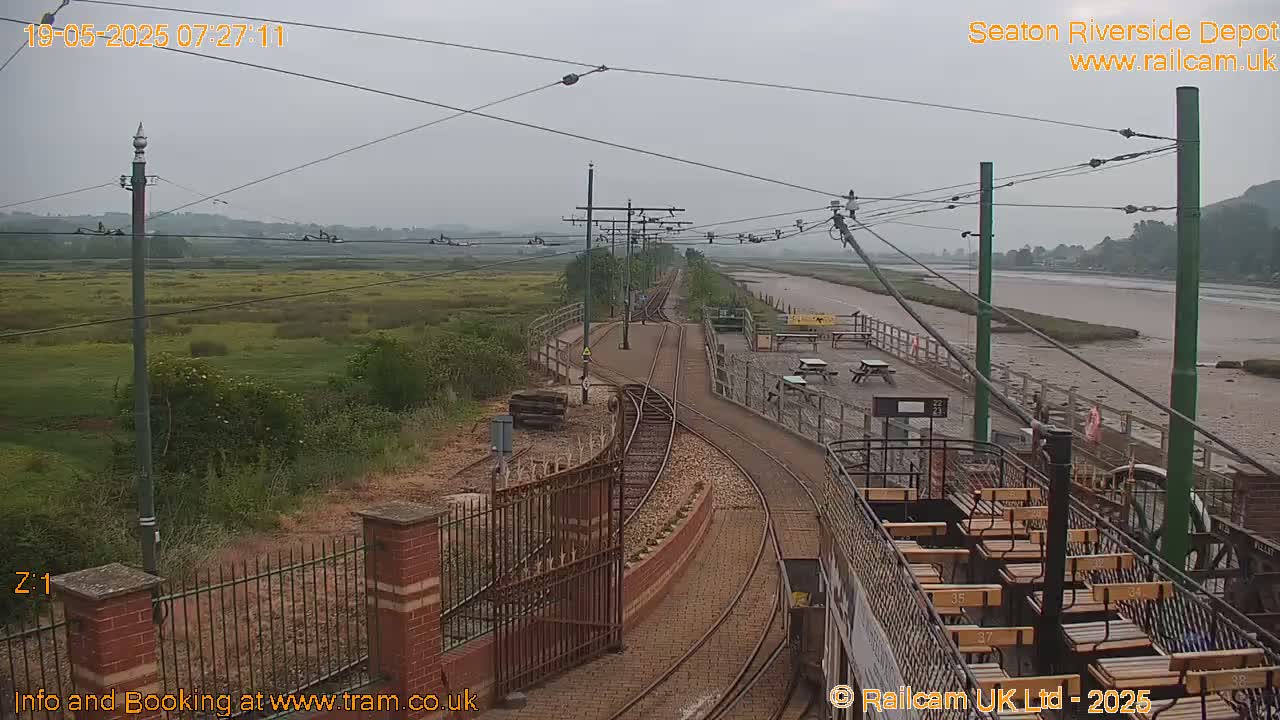 Seaton Tramway, Riverside Depot Live Cam - Seaton, East Devon, Devon, South West, England, United Kingdom