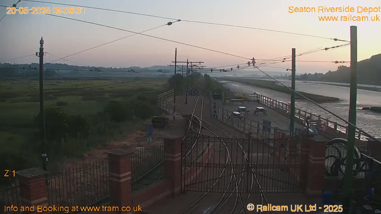 Seaton Tramway, Riverside Depot Live Cam - Seaton, East Devon, Devon, South West, England, United Kingdom