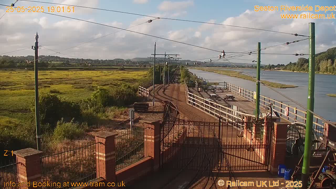 Seaton Tramway, Riverside Depot Live Cam - Seaton, East Devon, Devon, South West, England, United Kingdom