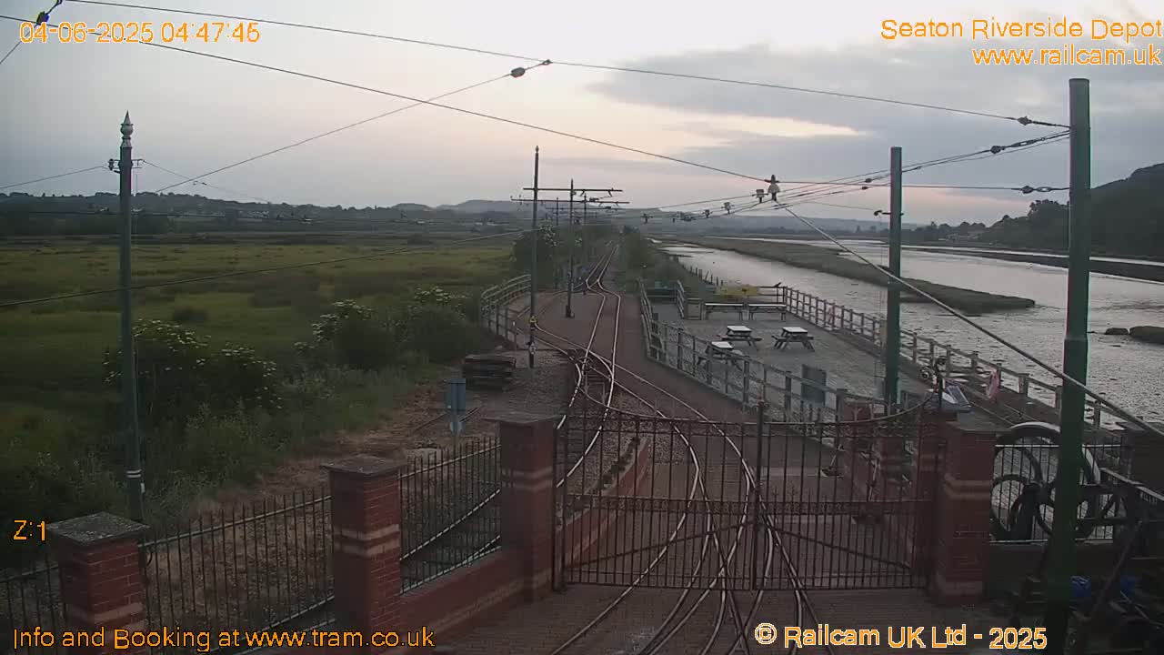 Seaton Tramway, Riverside Depot Live Cam - Seaton, East Devon, Devon, South West, England, United Kingdom