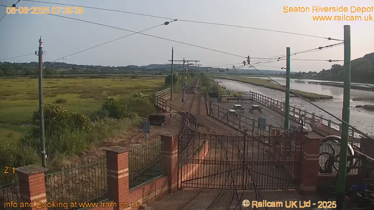 Seaton Tramway, Riverside Depot Live Cam - Seaton, East Devon, Devon, South West, England, United Kingdom
