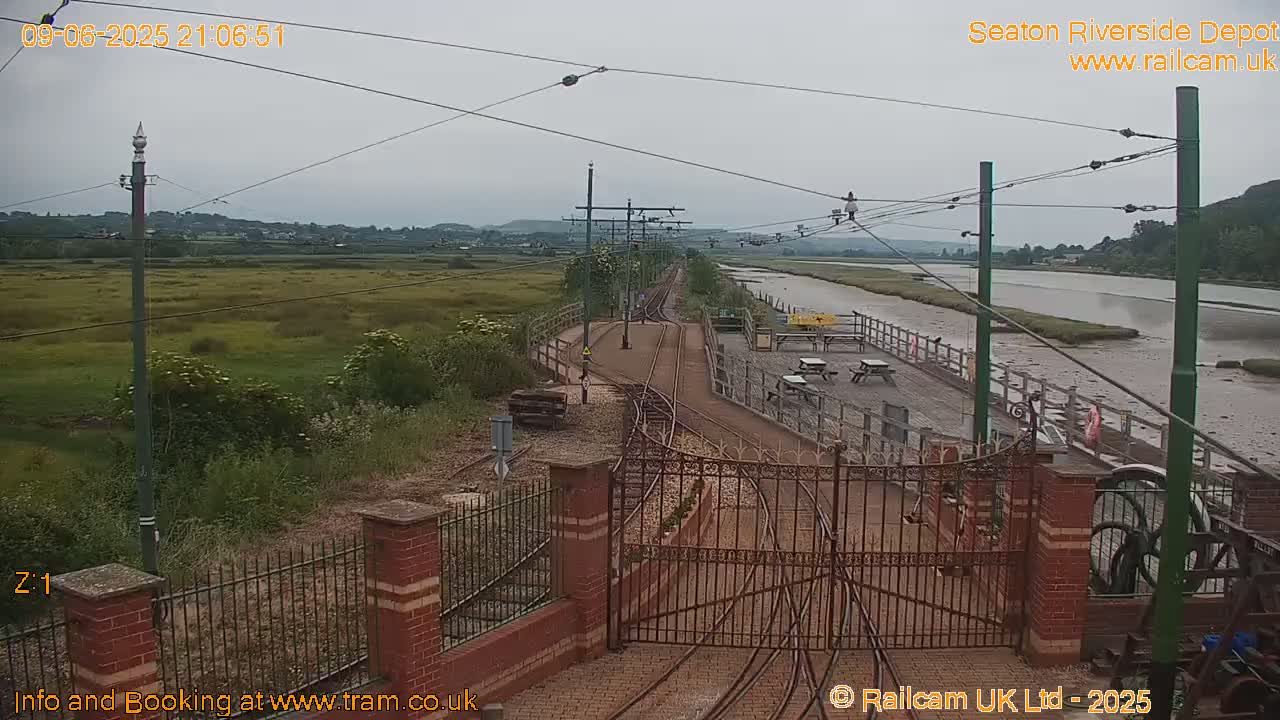 Seaton Tramway, Riverside Depot Live Cam - Seaton, East Devon, Devon, South West, England, United Kingdom