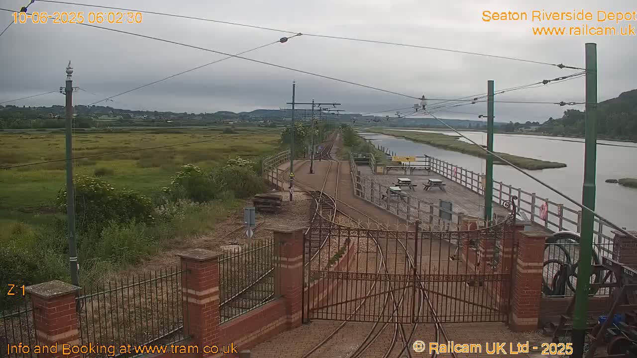 Seaton Tramway, Riverside Depot Live Cam - Seaton, East Devon, Devon, South West, England, United Kingdom