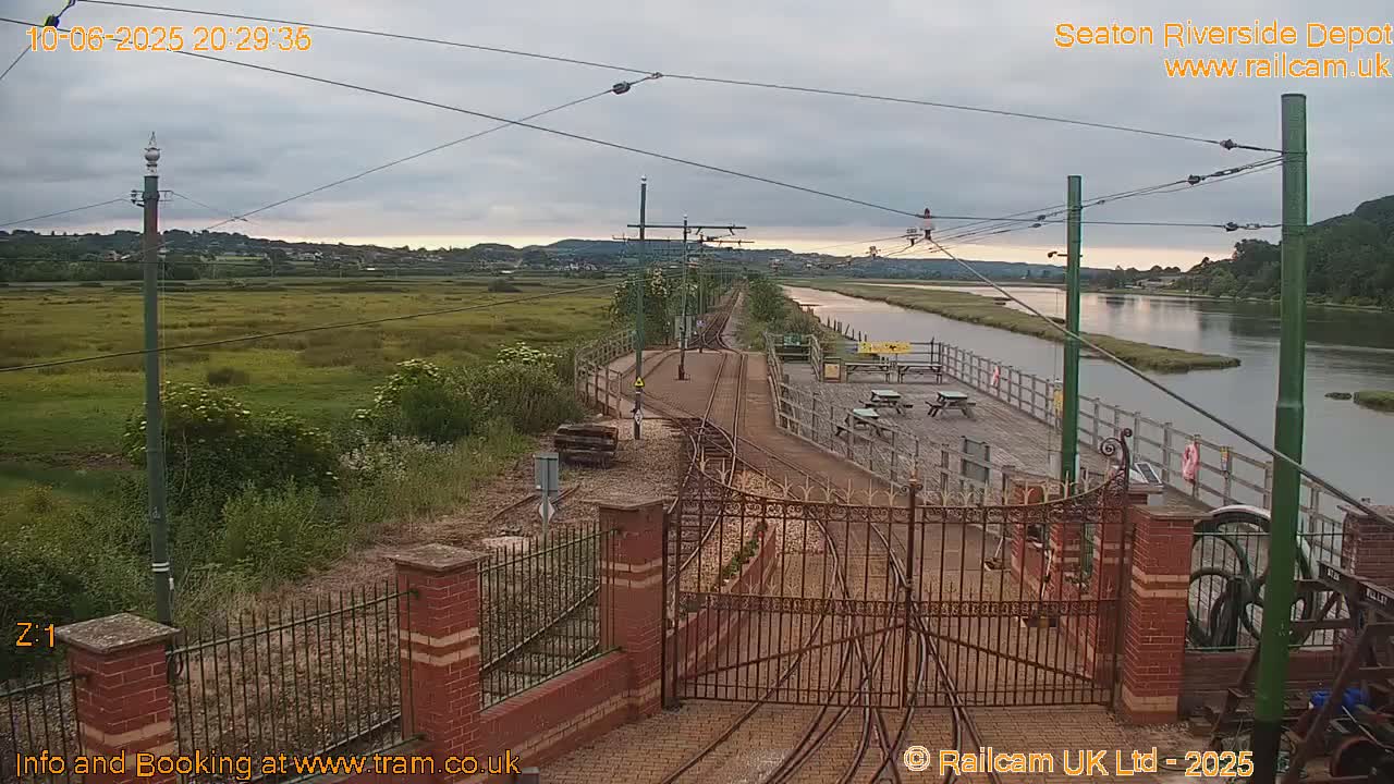 Seaton Tramway, Riverside Depot Live Cam - Seaton, East Devon, Devon, South West, England, United Kingdom