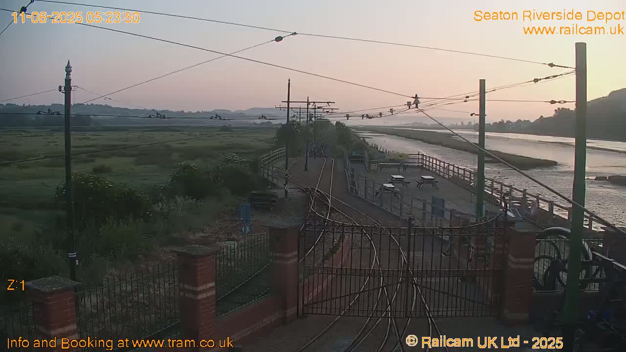 Seaton Tramway, Riverside Depot Live Cam - Seaton, East Devon, Devon, South West, England, United Kingdom