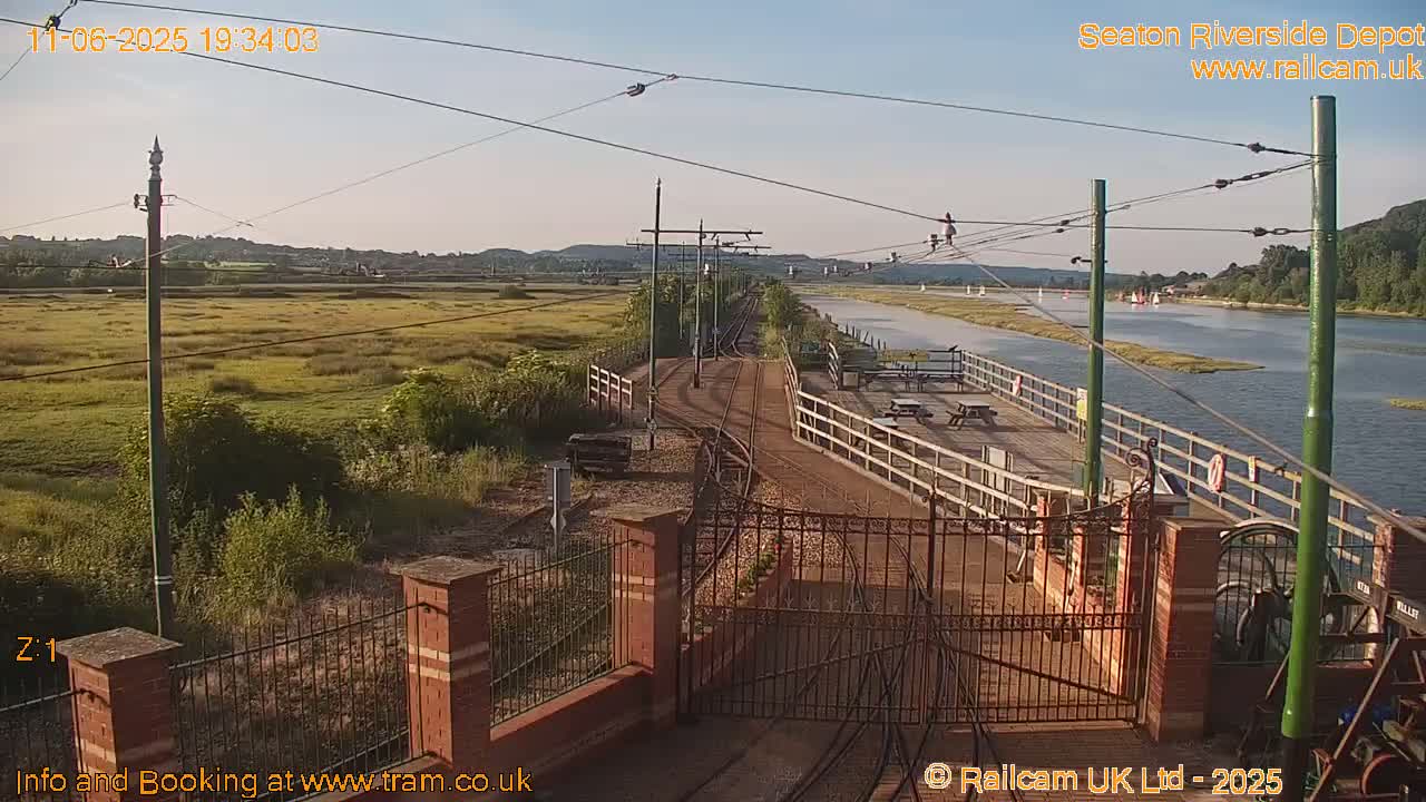 Seaton Tramway, Riverside Depot Live Cam - Seaton, East Devon, Devon, South West, England, United Kingdom