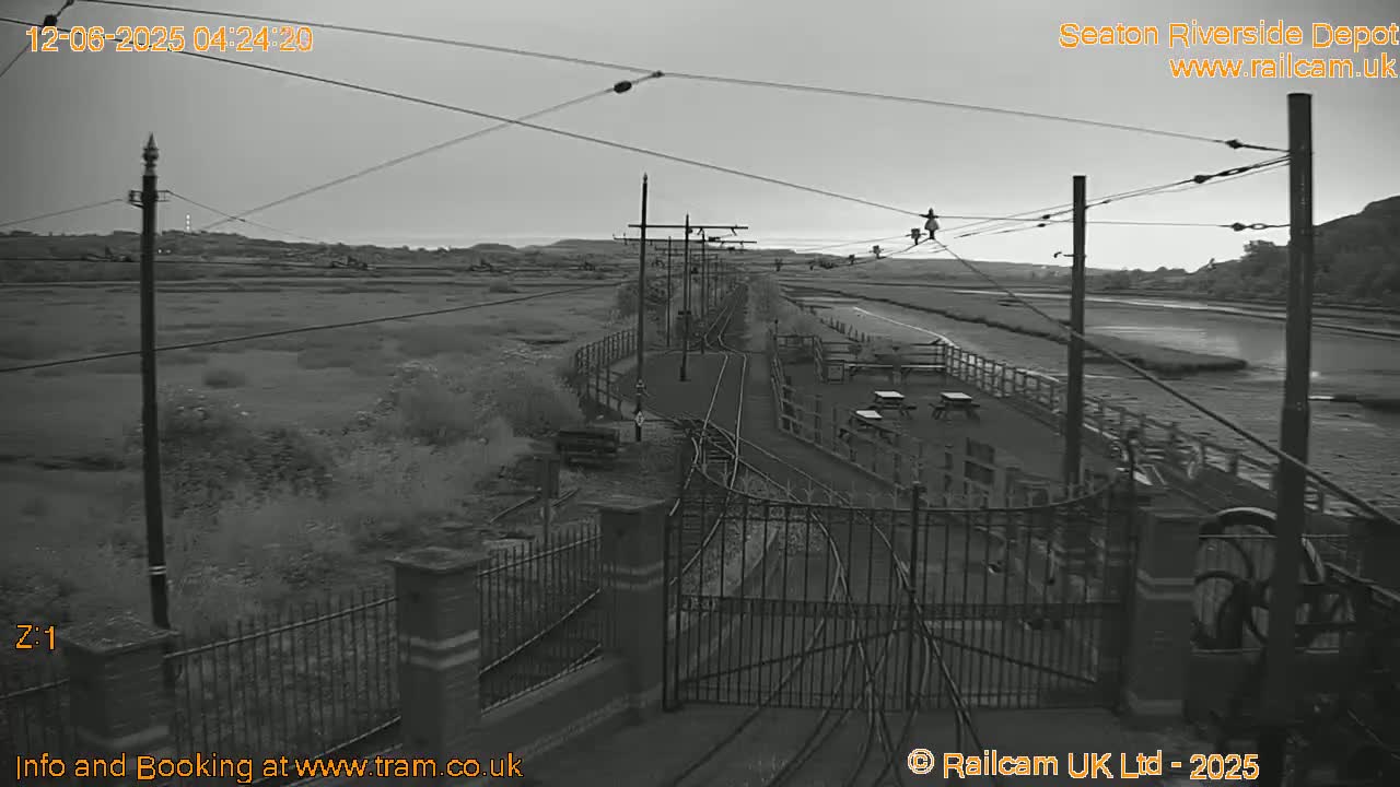 Seaton Tramway, Riverside Depot Live Cam - Seaton, East Devon, Devon, South West, England, United Kingdom