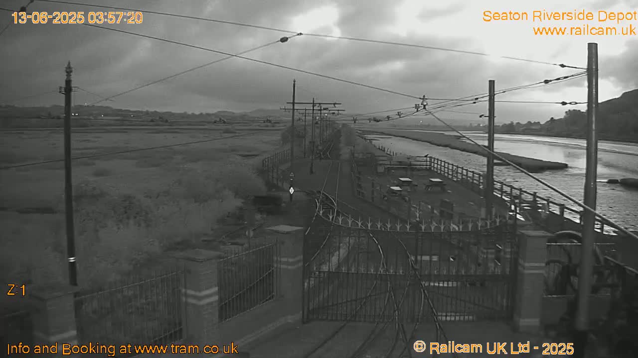 Seaton Tramway, Riverside Depot Live Cam - Seaton, East Devon, Devon, South West, England, United Kingdom