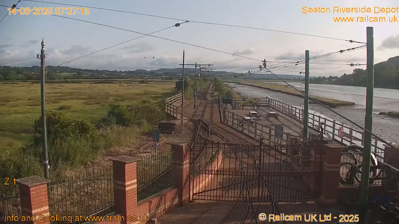 Seaton Tramway, Riverside Depot Live Cam - Seaton, East Devon, Devon, South West, England, United Kingdom