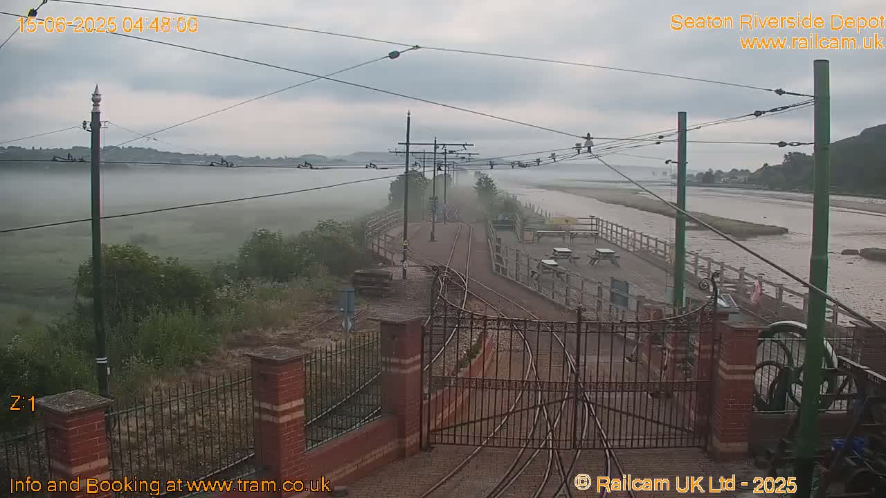 Seaton Tramway, Riverside Depot Live Cam - Seaton, East Devon, Devon, South West, England, United Kingdom