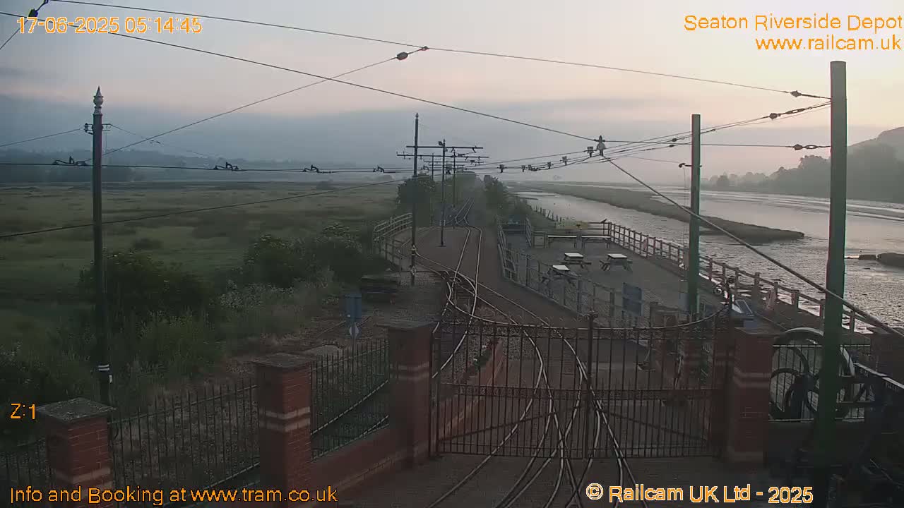 Seaton Tramway, Riverside Depot Live Cam - Seaton, East Devon, Devon, South West, England, United Kingdom