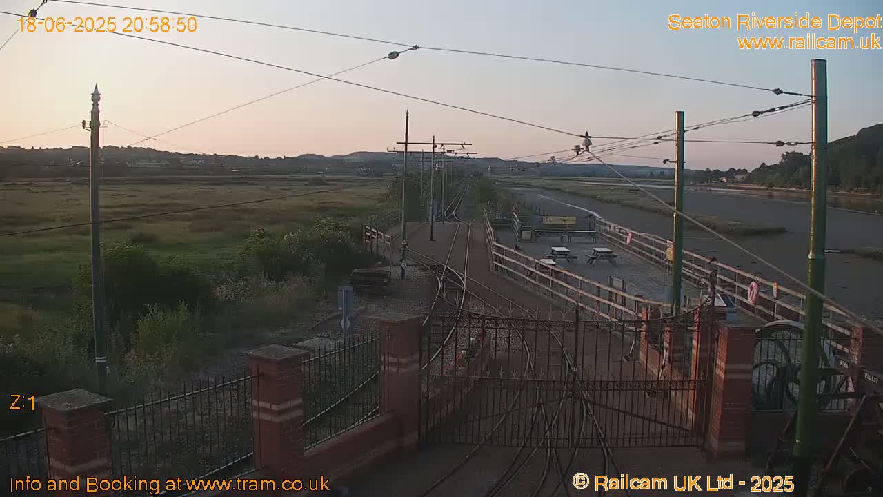 Seaton Tramway, Riverside Depot Live Cam - Seaton, East Devon, Devon, South West, England, United Kingdom