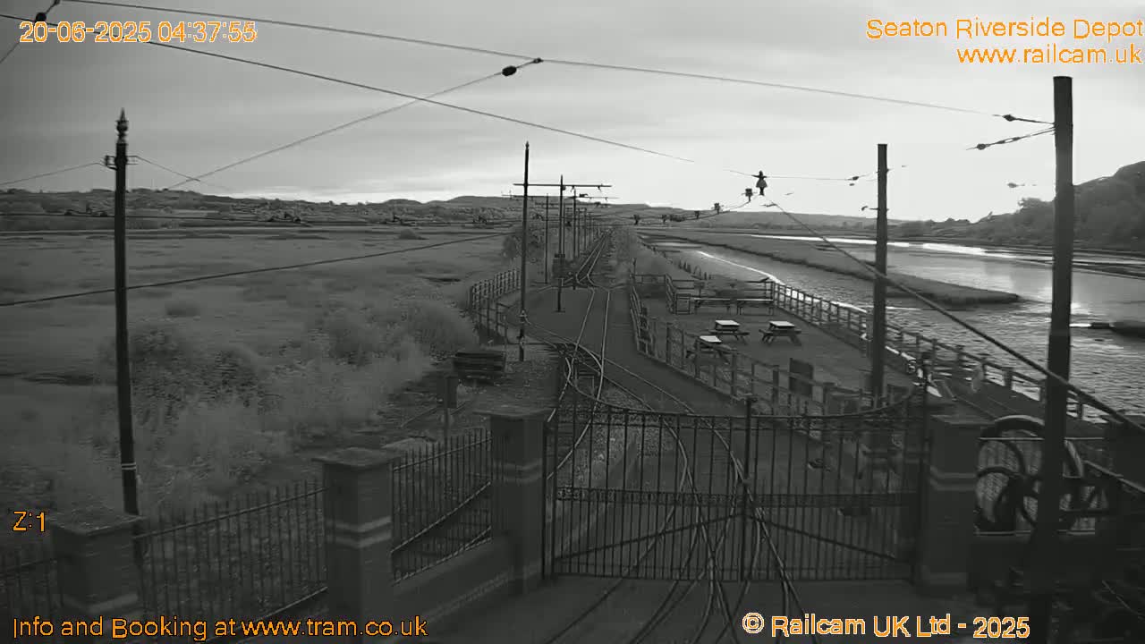 Seaton Tramway, Riverside Depot Live Cam - Seaton, East Devon, Devon, South West, England, United Kingdom