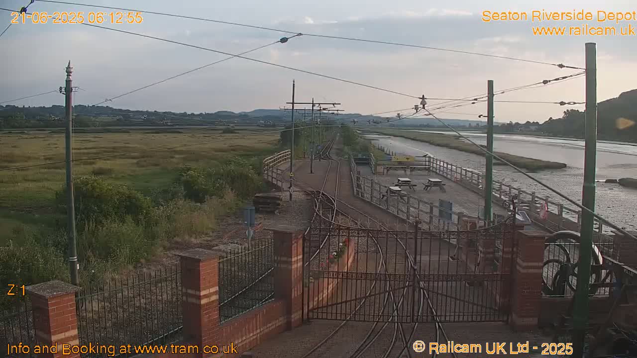 Seaton Tramway, Riverside Depot Live Cam - Seaton, East Devon, Devon, South West, England, United Kingdom