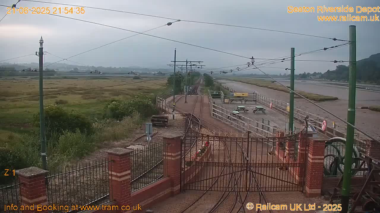 Seaton Tramway, Riverside Depot Live Cam - Seaton, East Devon, Devon, South West, England, United Kingdom