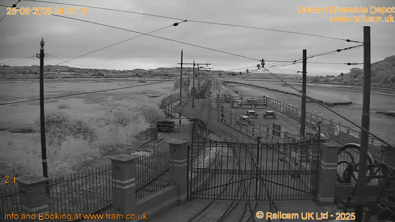 Seaton Tramway, Riverside Depot Live Cam - Seaton, East Devon, Devon, South West, England, United Kingdom