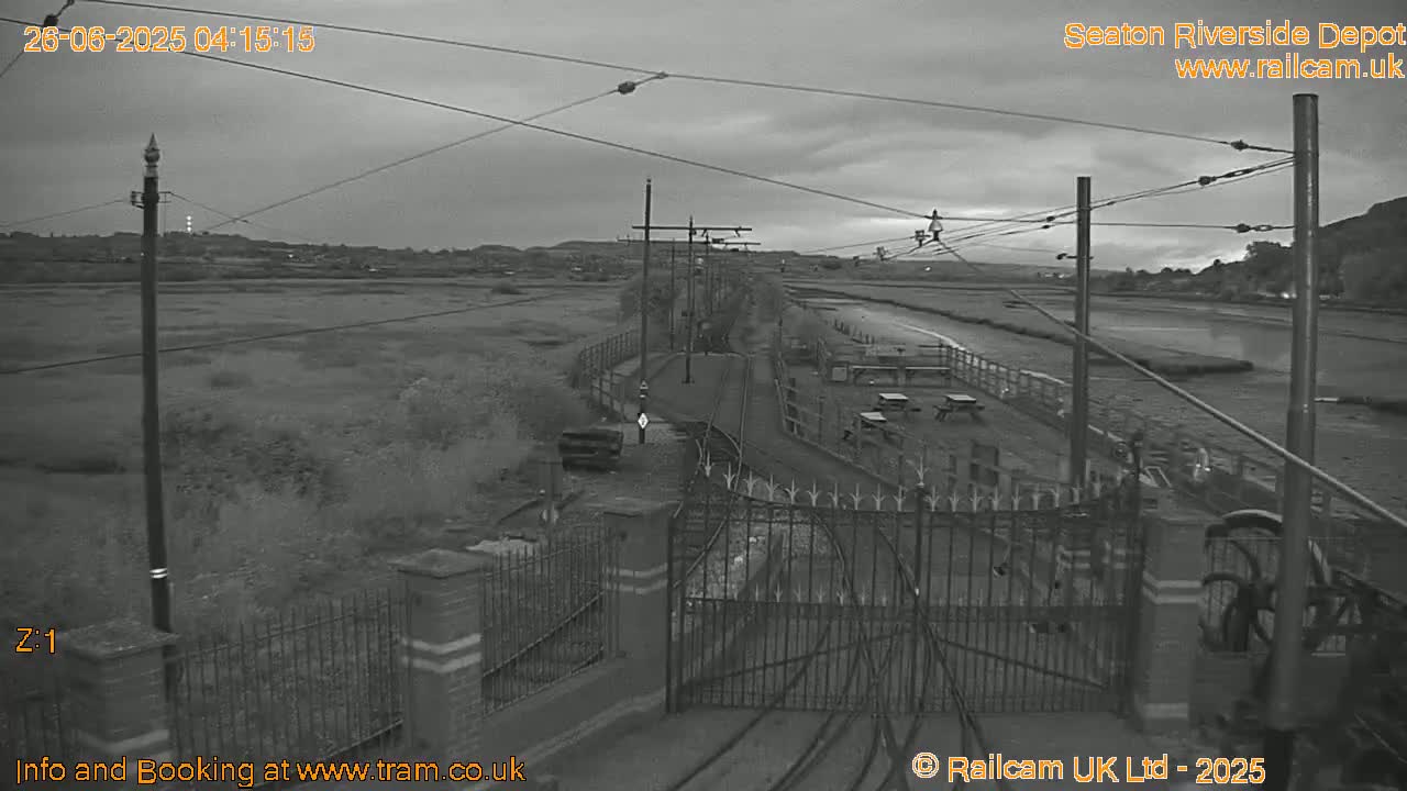 Seaton Tramway, Riverside Depot Live Cam - Seaton, East Devon, Devon, South West, England, United Kingdom