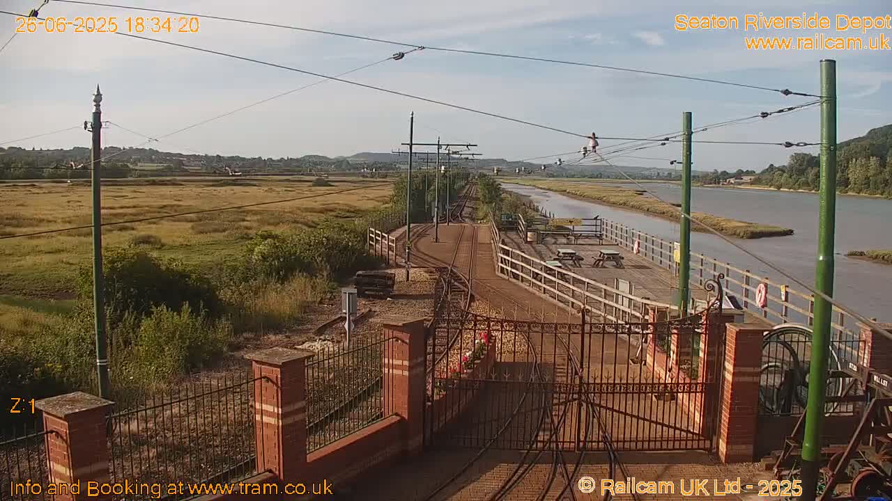 Seaton Tramway, Riverside Depot Live Cam - Seaton, East Devon, Devon, South West, England, United Kingdom