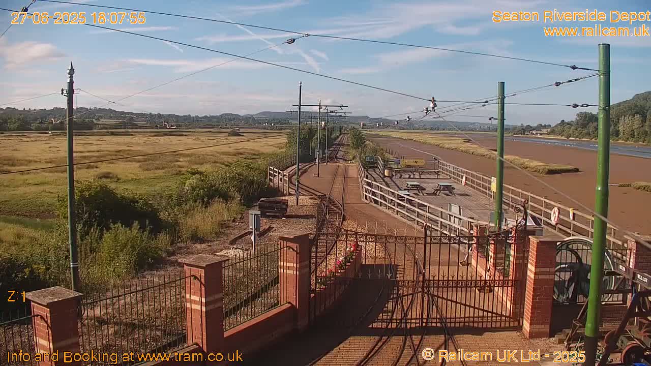 Seaton Tramway, Riverside Depot Live Cam - Seaton, East Devon, Devon, South West, England, United Kingdom