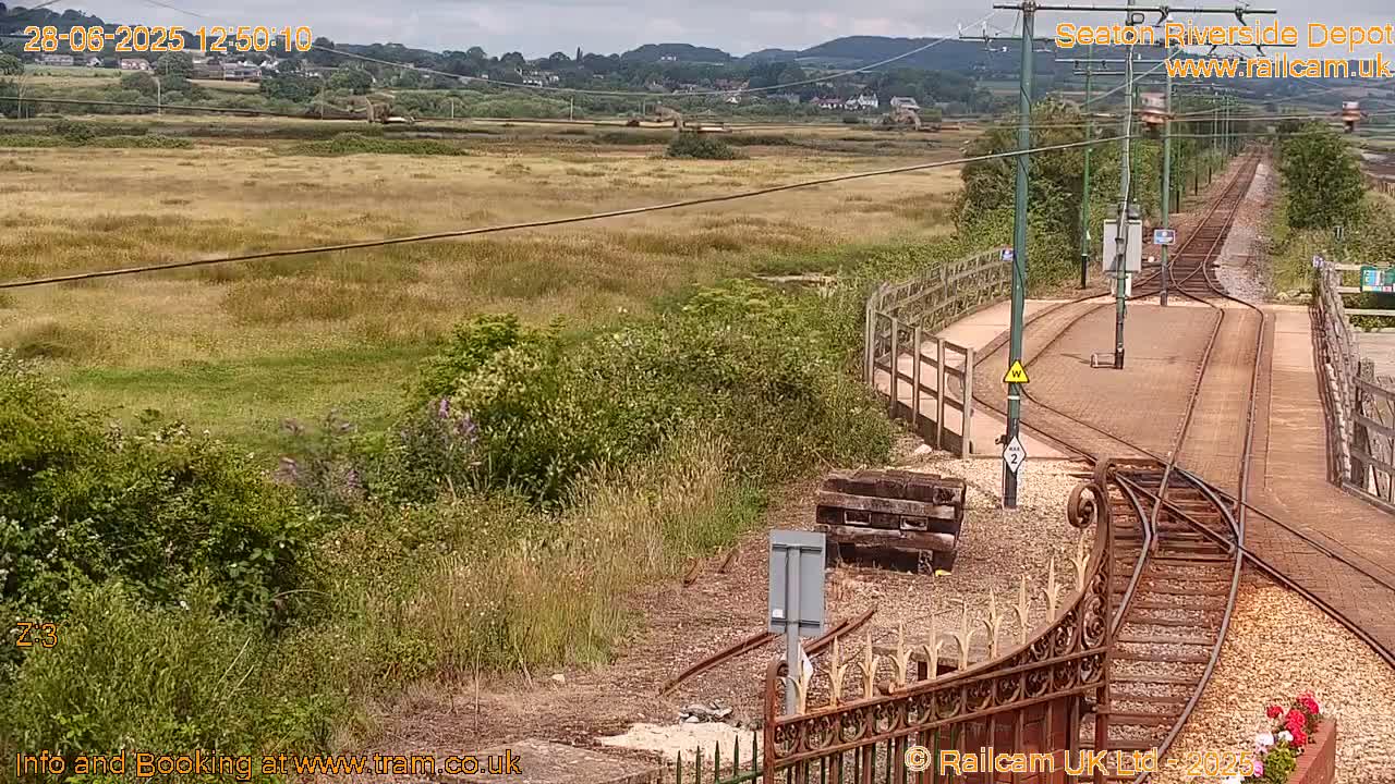 Seaton Tramway, Riverside Depot Live Cam - Seaton, East Devon, Devon, South West, England, United Kingdom