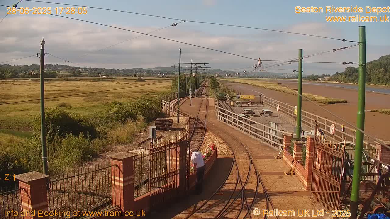 Seaton Tramway, Riverside Depot Live Cam - Seaton, East Devon, Devon, South West, England, United Kingdom