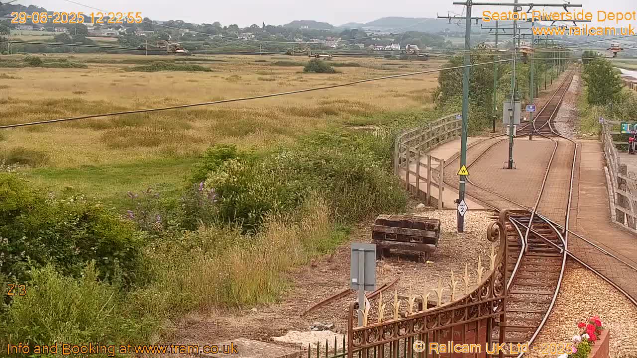 Seaton Tramway, Riverside Depot Live Cam - Seaton, East Devon, Devon, South West, England, United Kingdom