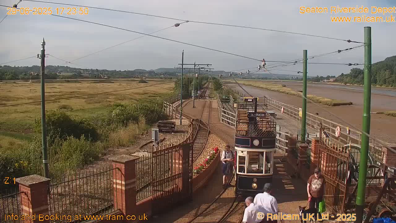 Seaton Tramway, Riverside Depot Live Cam - Seaton, East Devon, Devon, South West, England, United Kingdom