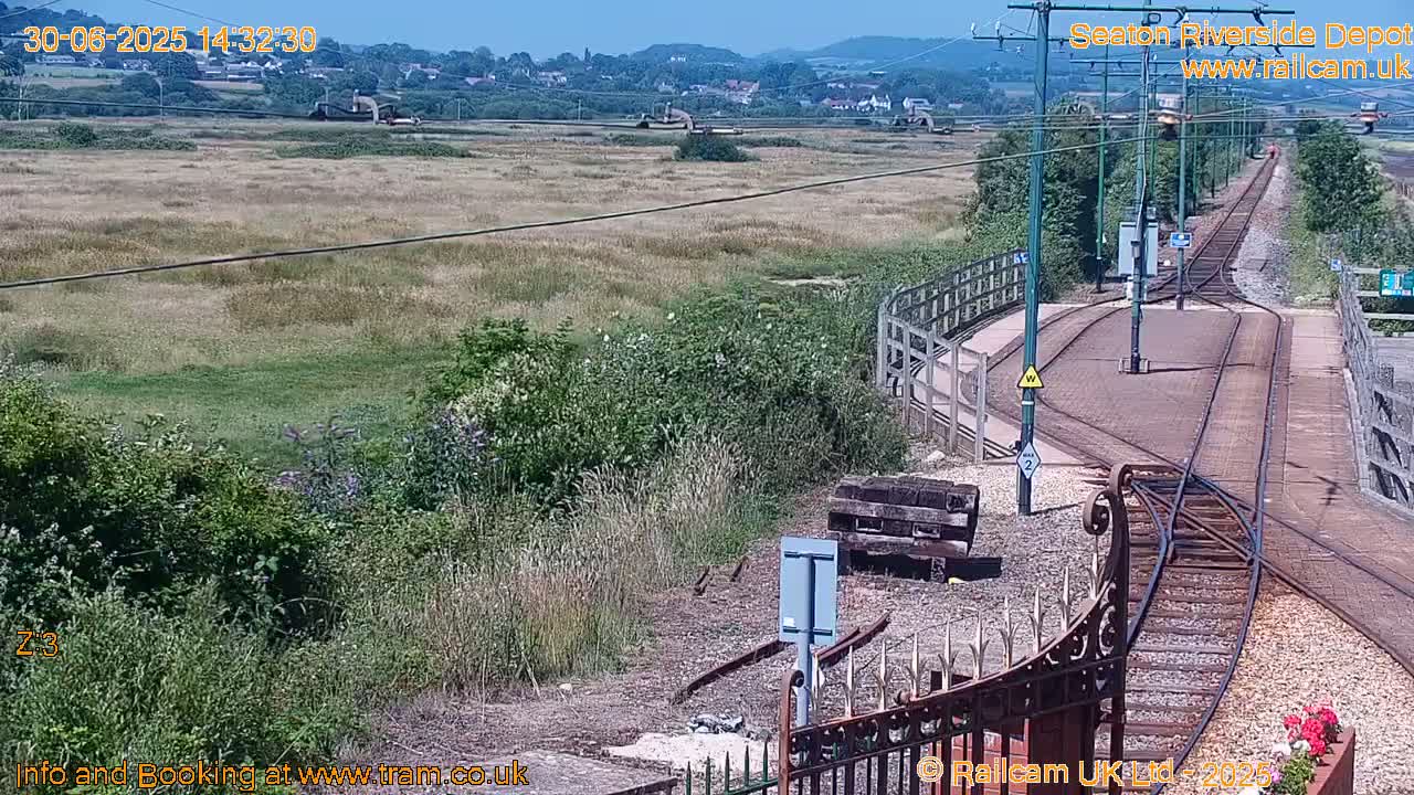 Seaton Tramway, Riverside Depot Live Cam - Seaton, East Devon, Devon, South West, England, United Kingdom