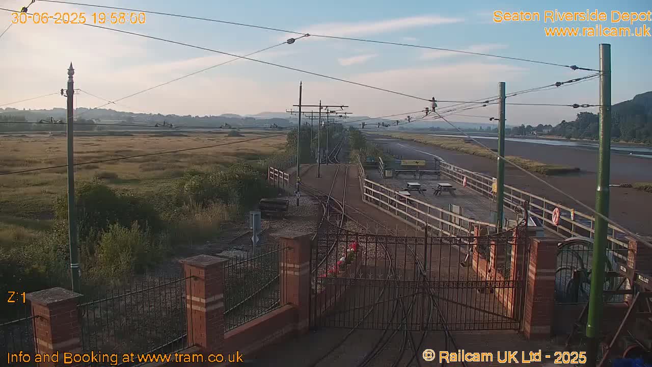 Seaton Tramway, Riverside Depot Live Cam - Seaton, East Devon, Devon, South West, England, United Kingdom