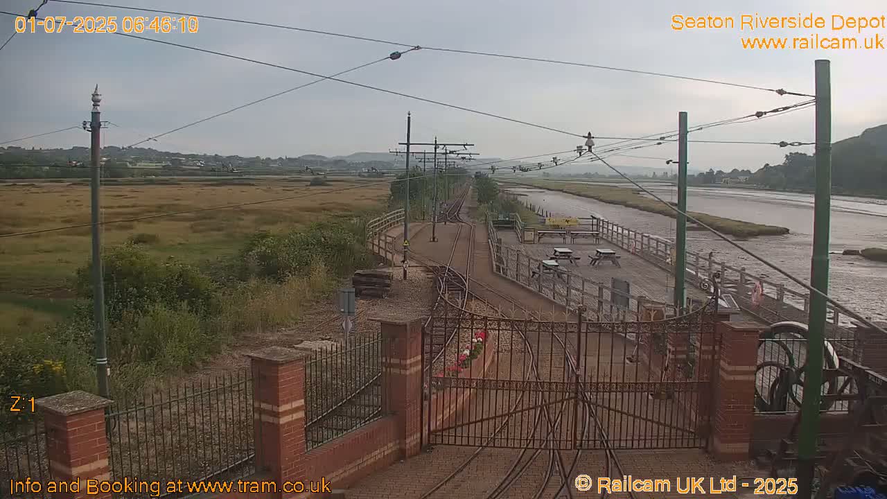 Seaton Tramway, Riverside Depot Live Cam - Seaton, East Devon, Devon, South West, England, United Kingdom