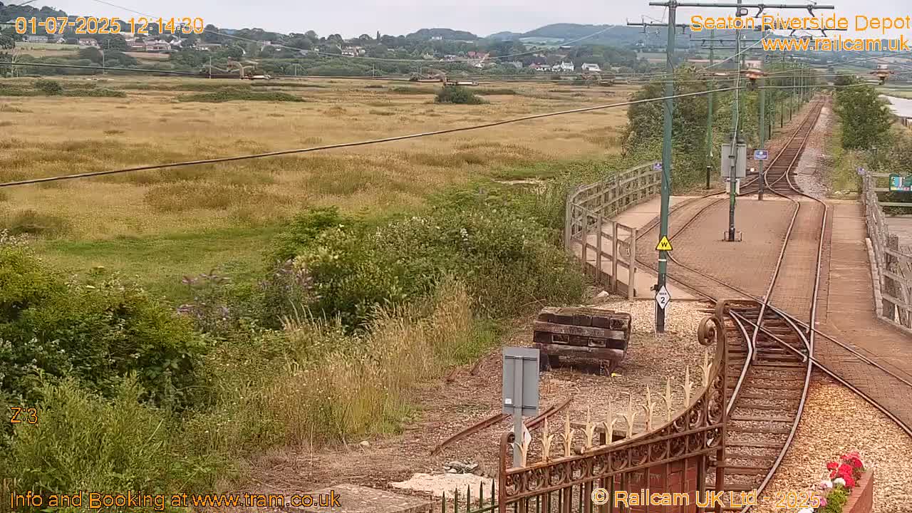Seaton Tramway, Riverside Depot Live Cam - Seaton, East Devon, Devon, South West, England, United Kingdom