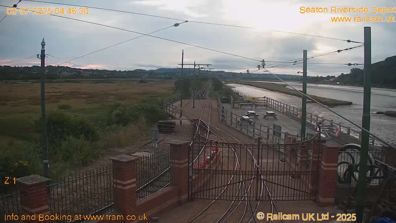 Seaton Tramway, Riverside Depot Live Cam - Seaton, East Devon, Devon, South West, England, United Kingdom