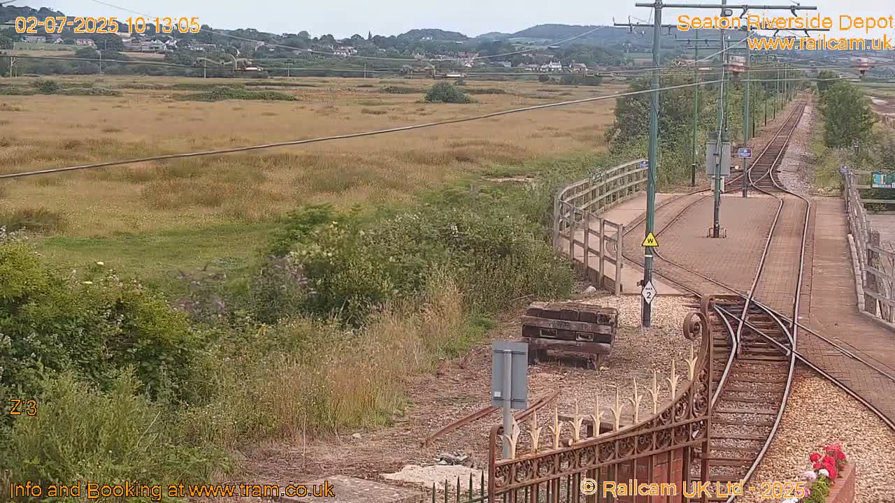 Seaton Tramway, Riverside Depot Live Cam - Seaton, East Devon, Devon, South West, England, United Kingdom