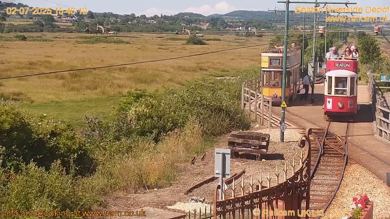 Seaton Tramway, Riverside Depot Live Cam - Seaton, East Devon, Devon, South West, England, United Kingdom