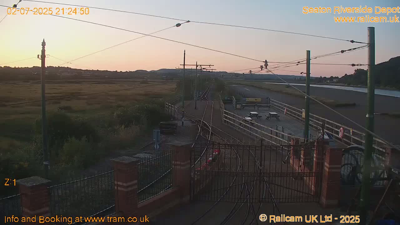 Seaton Tramway, Riverside Depot Live Cam - Seaton, East Devon, Devon, South West, England, United Kingdom