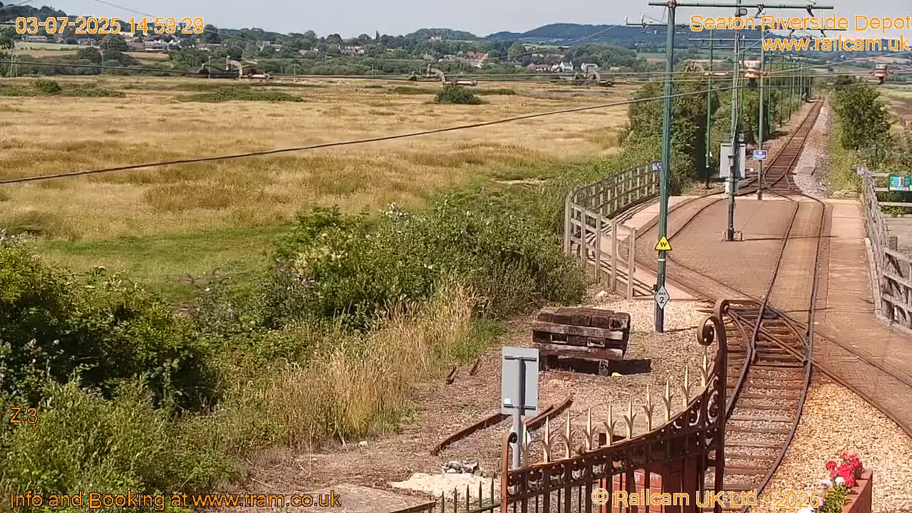 Seaton Tramway, Riverside Depot Live Cam - Seaton, East Devon, Devon, South West, England, United Kingdom
