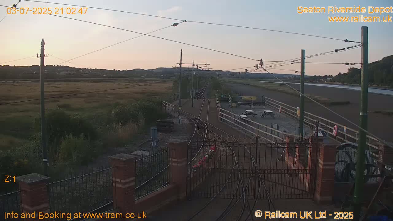 Seaton Tramway, Riverside Depot Live Cam - Seaton, East Devon, Devon, South West, England, United Kingdom