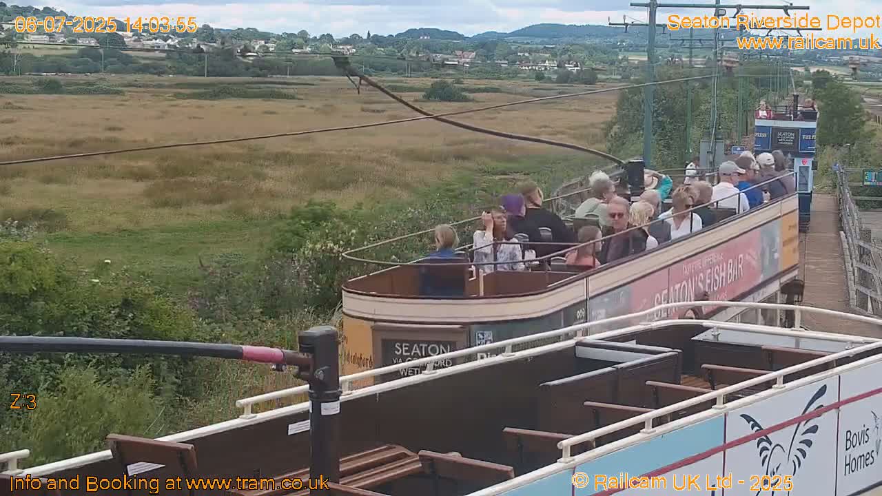 Seaton Tramway, Riverside Depot Live Cam - Seaton, East Devon, Devon, South West, England, United Kingdom