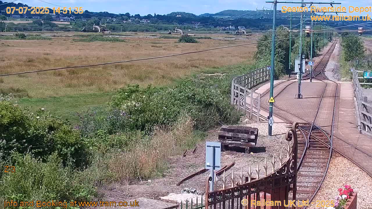 Seaton Tramway, Riverside Depot Live Cam - Seaton, East Devon, Devon, South West, England, United Kingdom