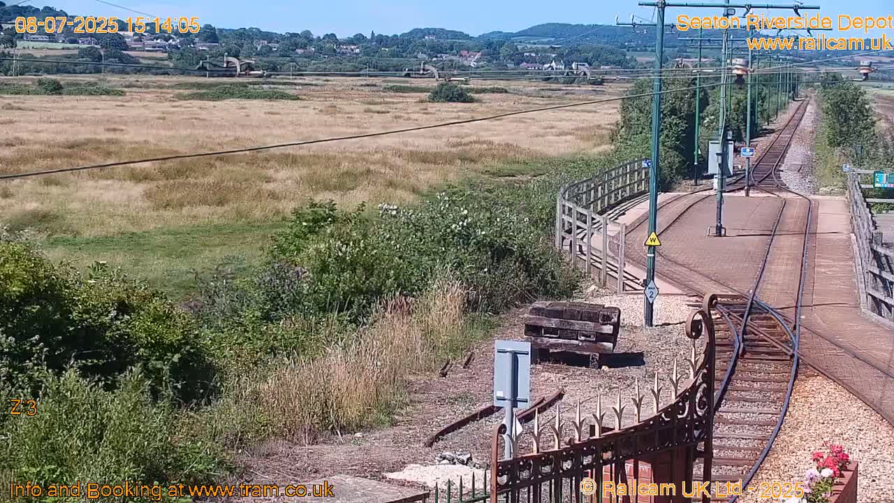 Seaton Tramway, Riverside Depot Live Cam - Seaton, East Devon, Devon, South West, England, United Kingdom